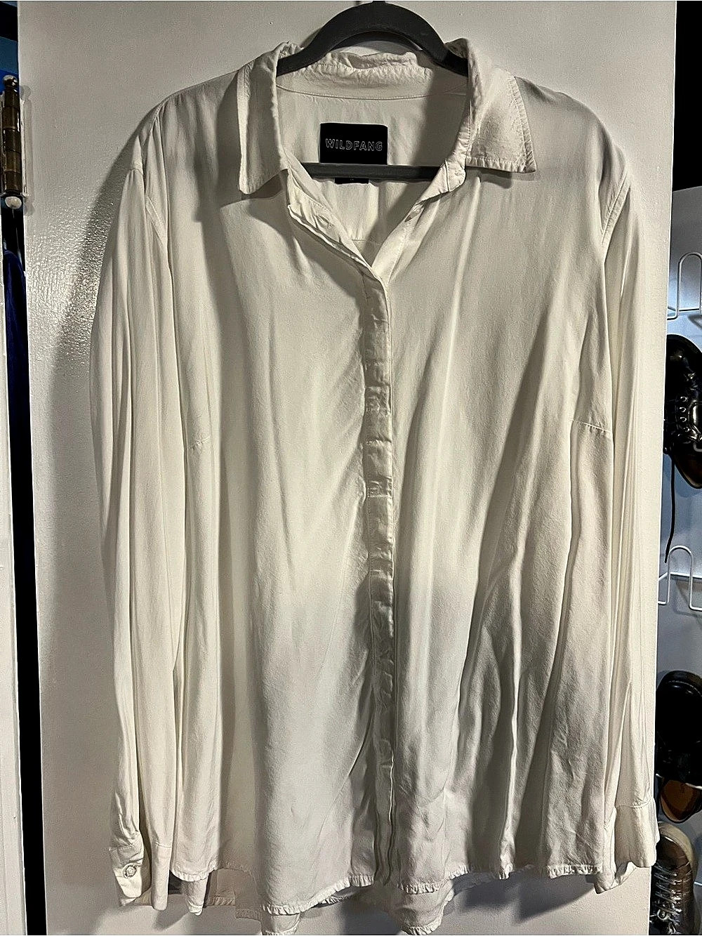 Wildfang The Empower Bow Button Up White 1X